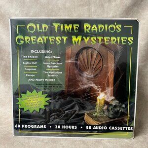 Old Time Radio's Greatest Mysteries 20 Audio Cassette Set From 1998